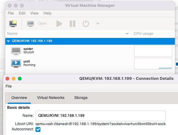 Custom connection string for remote libvirtd socket