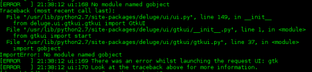 No module named gobject